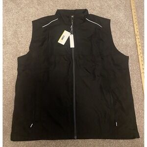 CORE365 CE703 Mens Cotton/Poly Cruise Reflective Golf Bonded Soft‎ Shell Vest XL